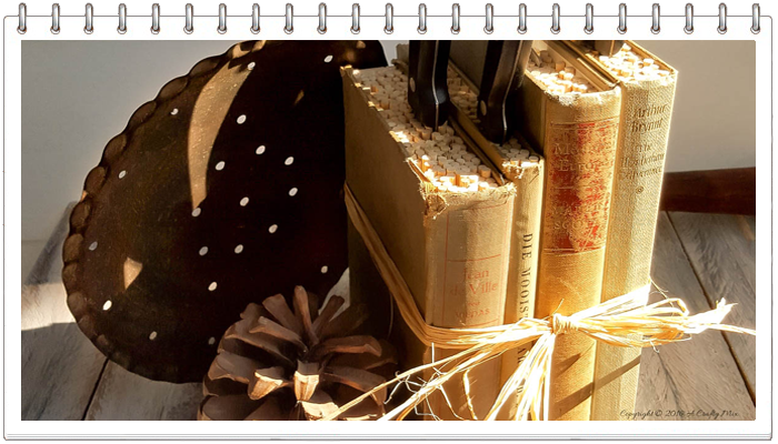 Подставка для ножей из книг