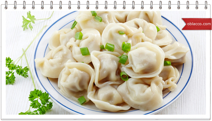 Рецепт домашних пельменей с ветчиной, грибами и зеленым лучком