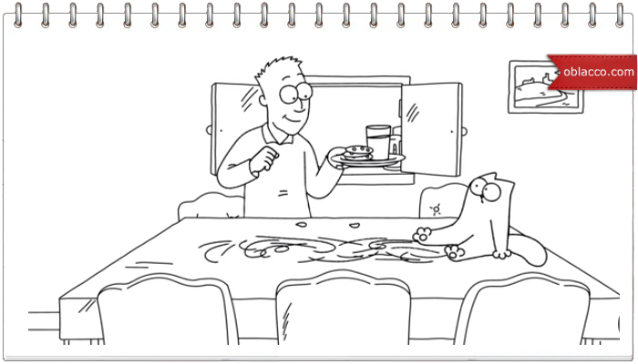 Полированные лапки. Simon's Cat