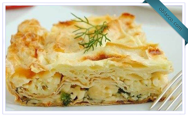 Заливной пирог с сыром