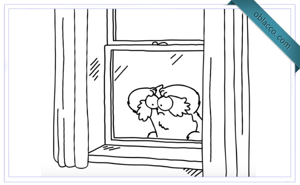 Солнечный зайчик. Simon's Cat