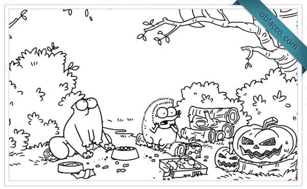 Simon's Cat. Halloween 